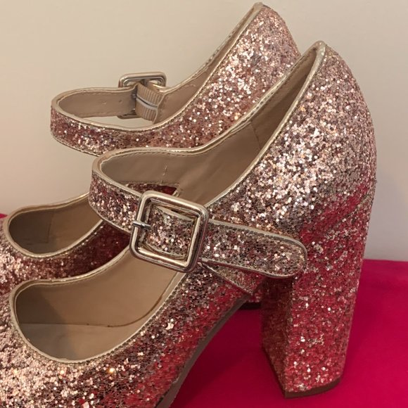 Nearly New (Only Worn Twice) Mix No. 6 Stunningly Beautiful Asuviel Glitter Pump - Picture 12 of 15